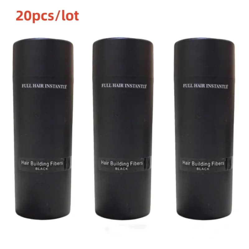 20 pièces de poudre épaississante capillaire à la kératine, spray de fibres capillaires, poudre de repousse instantanée, produit capillaire pour dissimuler la perte de cheveux