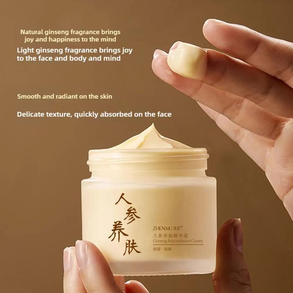 60g extrait de Ginseng soin de la peau du visage Essence crème éclaircissante hydratante Anti-âge soin de la peau crème du visage soin de la peau
