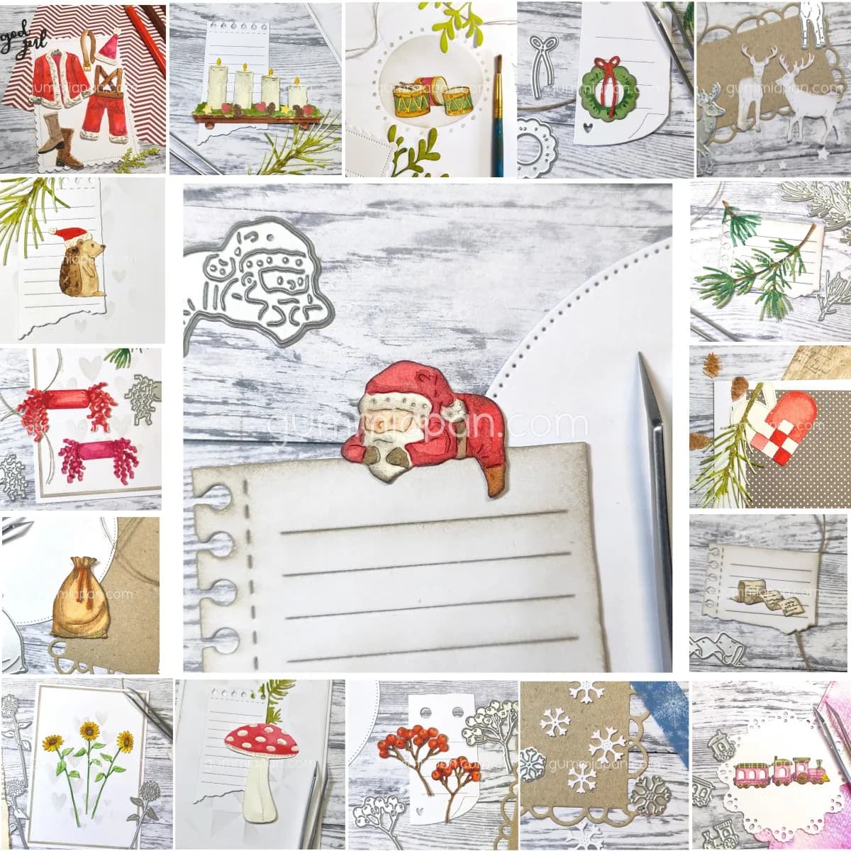 Noël Noël Père Noël Vêtements Bougie Elk Matrices De Découpe En Métal