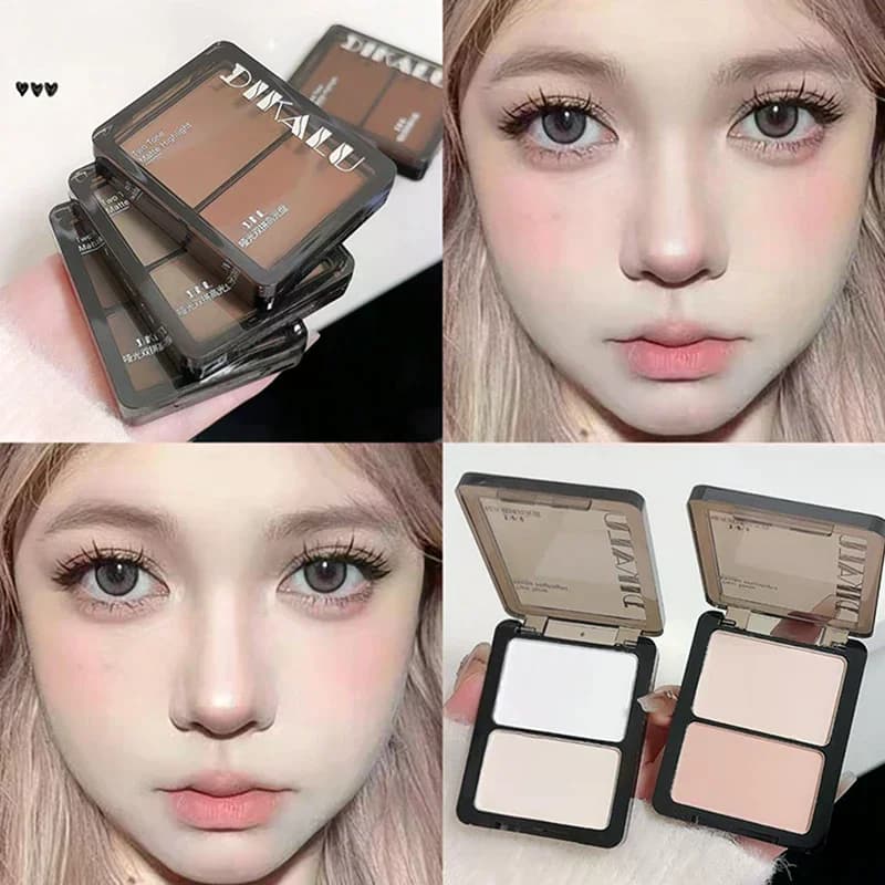 DIKALU Palette 3D bronzant pour le visage cosmétique poudre d'ombrage