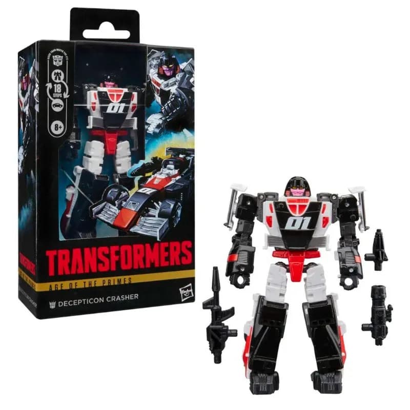 Figurine d'action authentique Hasbro Transformers Age of the Primes Crasher Vortex Alchemist Prime Star Optimus Prime, modèle de jouet en stock