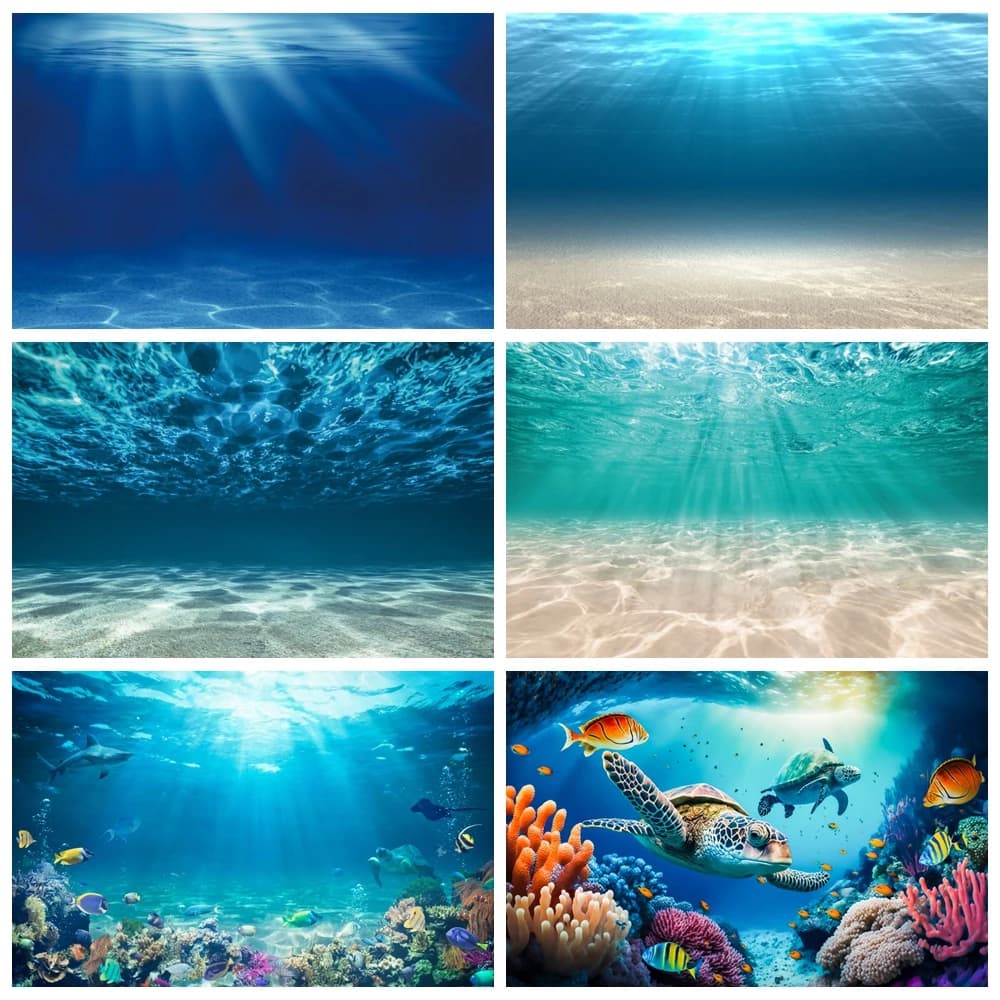 Toile de fond du monde sous-marin pour la photographie