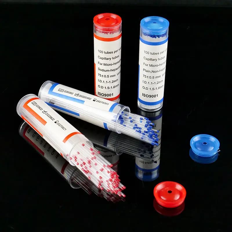 Tubes capillaires en verre pour hématocrite