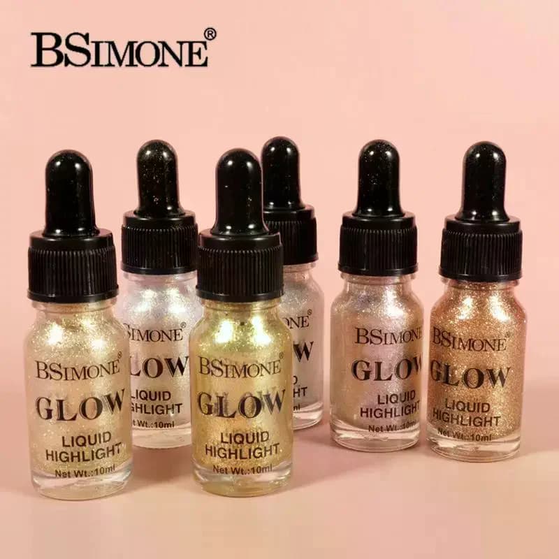 BSIMONE Liquide scintillant, fard à paupières effet caméléon, résistant à l'eau et à la transpiration, illuminateur pour les coins des yeux et la clavicule