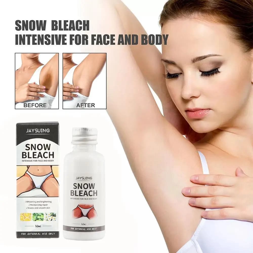 Crème blanchissante pour les aisselles, le cou, les genoux, les coudes, l'intérieur des cuisses, correcteur de taches foncées, soin naturel éclaircissant pour la peau