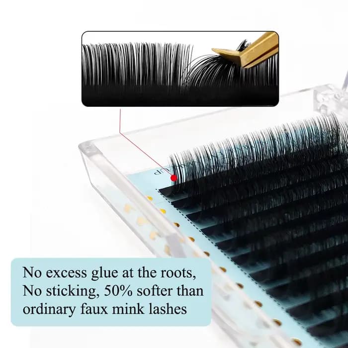 Abonnie noir mat Volume cachemire cils C CC D Extensions de cils individuelles maquillage Cilios