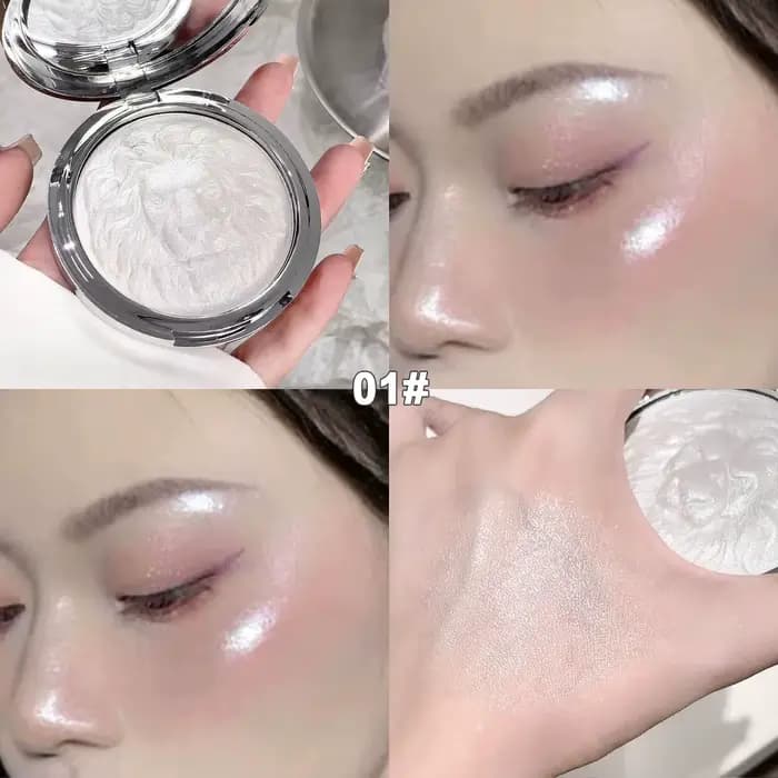 Palette de surligneurs rose diamant scintillant, 3 couleurs, éclaircit le Contour, peau rayonnante,