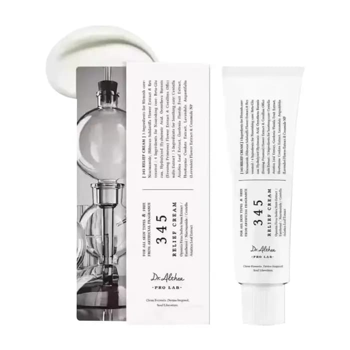Crème Apaisante Dr.Althea 345 – Soin Coréen pour la Peau avec Eau de Feuille d'Arbre à Thé et Niacin