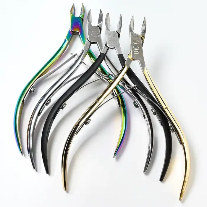 Coupe-cuticules professionnel, ciseaux de manucure, poussoir de pédicure, dissolvant de peau morte,