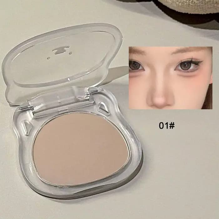 Kakashow surligneur mat poudre lisse et soyeuse contour du visage et éclaircissant pour créer un loo