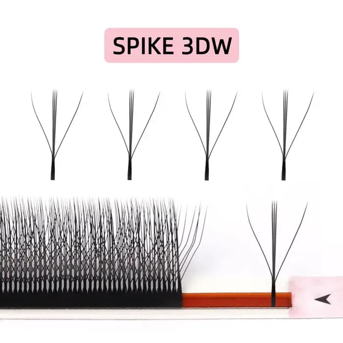 AGUUD 2D/3D/4D ventilateurs de Volume russes préfabriqués doux en forme de Y tissage floraison crois