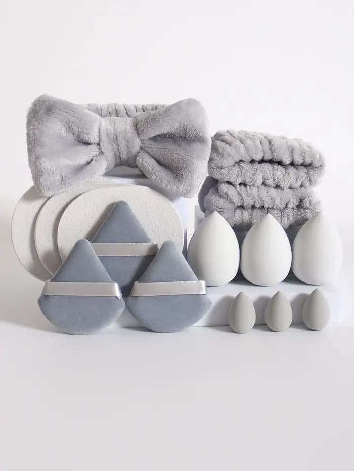 Éponge de maquillage bouffante pour le visage, éponges de fond de teint Beauty Egg, éponges bouffant