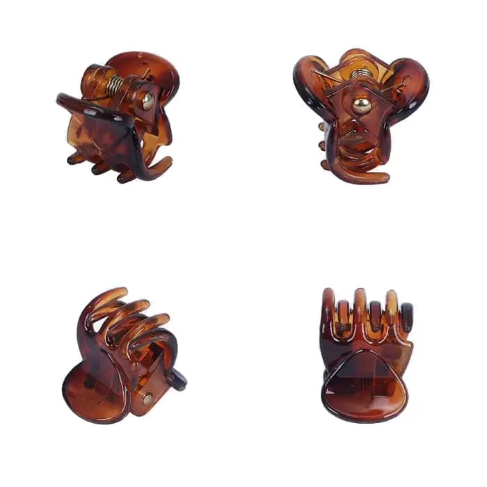 Pinces à cheveux pour femmes, 10 pièces/lot, 1.0 1.5cm, petites Mini griffes en plastique Transparen