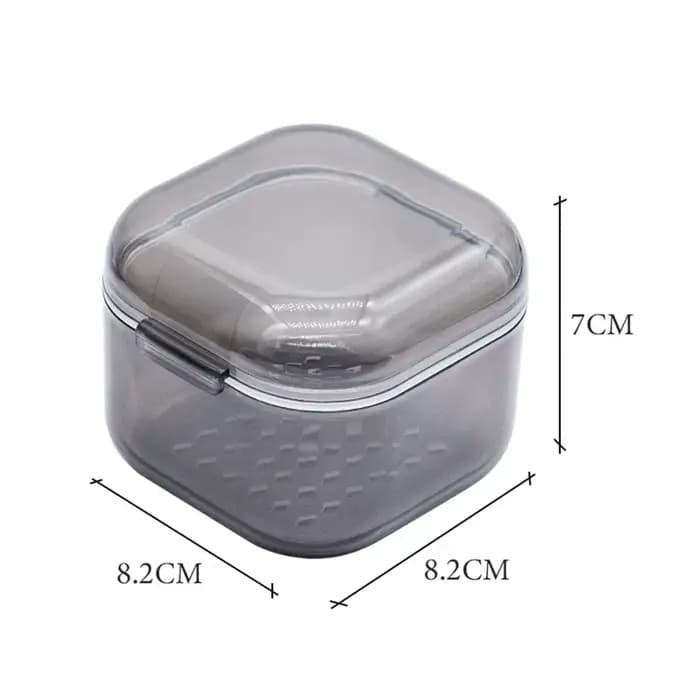 Boîte de nettoyage de forets pour Nail Art, désinfection Portable de 8cm, outils de forets, boîte de