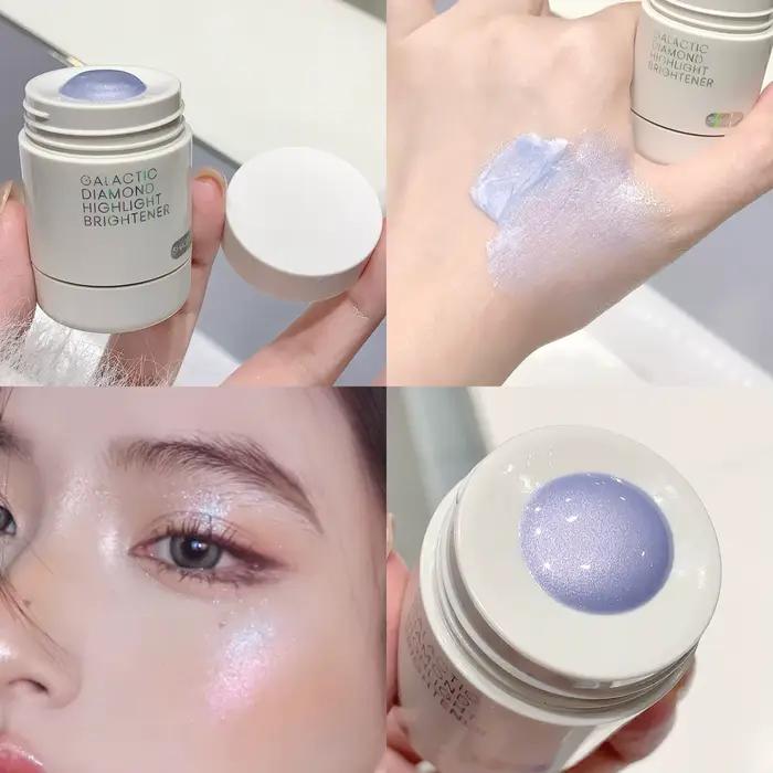 Diamant nacré mettant en évidence liquide scintillant intense corps complet scintillant Contour du v