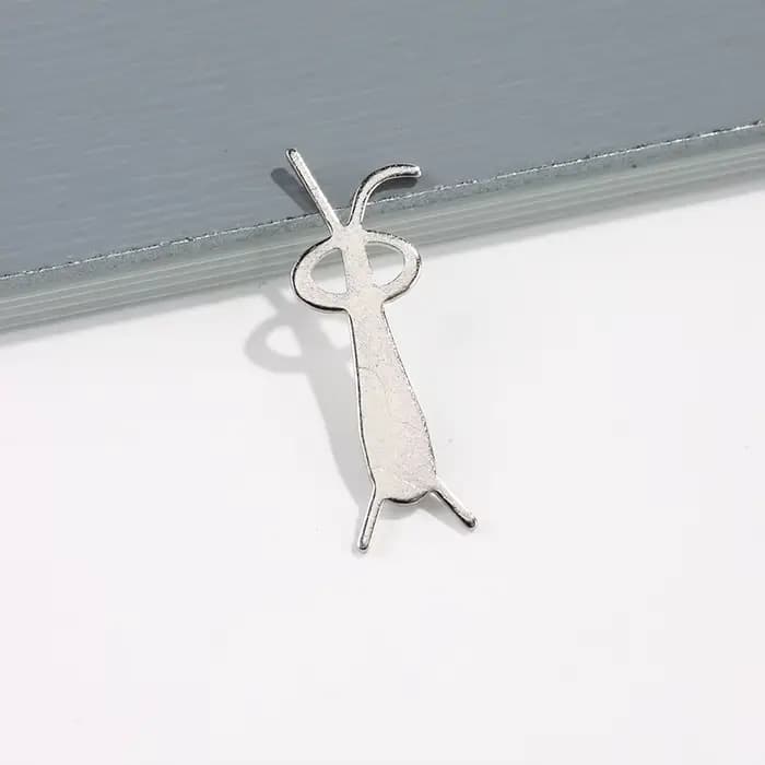 4 pièces Kawaii lapin ours forme oeil de chat aimant pour ongles oreille pliée lapin oeil de chat ef