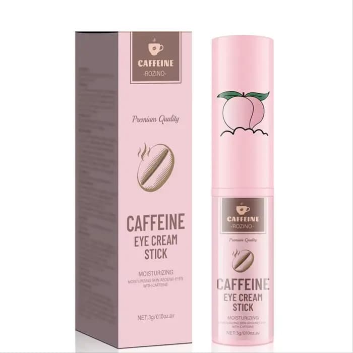 Stick de crème contour des yeux réparatrice à la caféine : hydratation et effet liftant, idéal pour