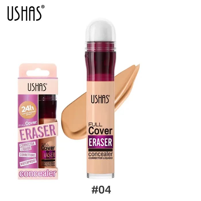 USHAS – fond de teint correcteur à pointe éponge, correcteur de taches foncées imperméable, 12 coule