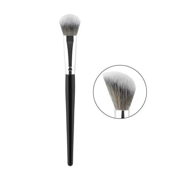 Coeur de pêche fard à joues brosse poudre Blush crème liquide Blush pinceaux de maquillage plat peti