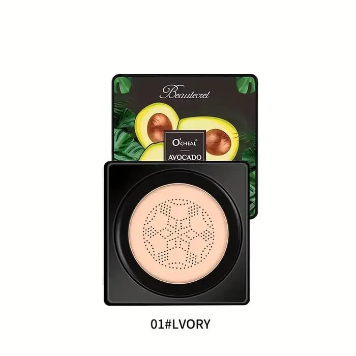 Crème CC à coussin d'air à tête de champignon d'avocat, hydratante longue durée et hydratante, BB cr