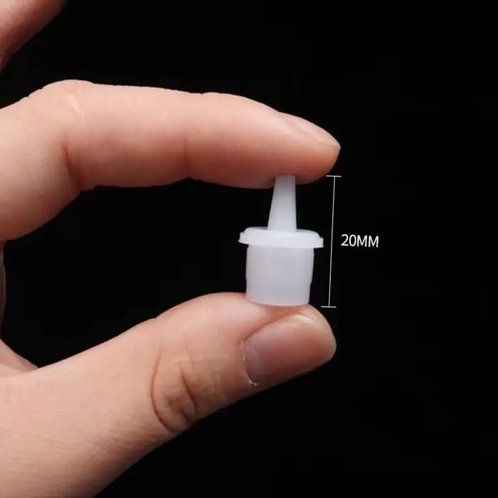 Bouchon de bouteille de colle pour cils, 20 pièces, buse de tasse adhésive, support adhésif, bouchon
