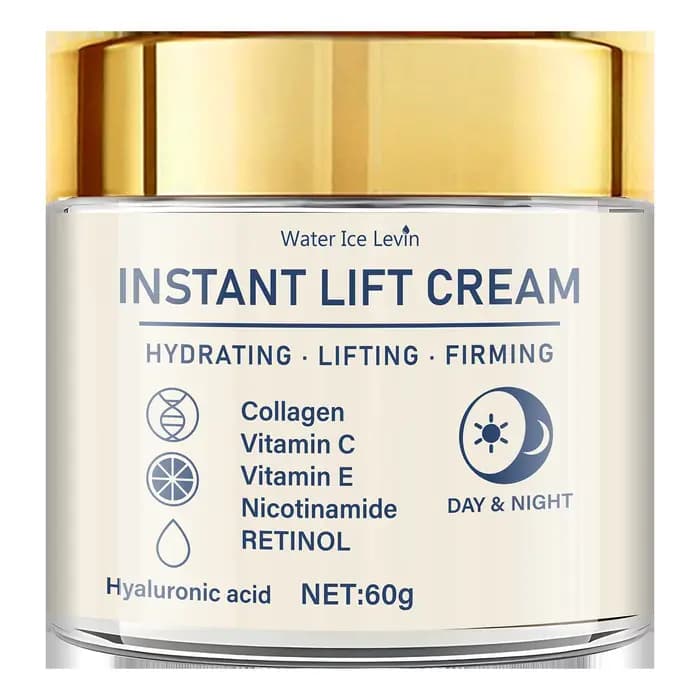 Crème raffermissante et liftante pour le visage - Riche en acide hyaluronique et en rétinol, resserr