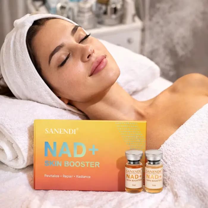 Sérum booster pour la peau SANENDI NAD+ – Solution hydratante, éclaircissante et réparatrice pour un