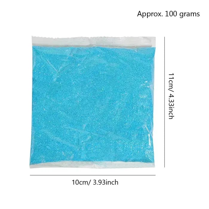 Poudre de paillettes Extra Fine pour ongles, 100g, en vrac, pour modèles de pointes d'art des ongles