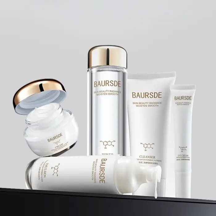 Ensemble de soins de la peau au rétinol Bosein en cinq pièces, comprenant un baume nettoyant, une ea