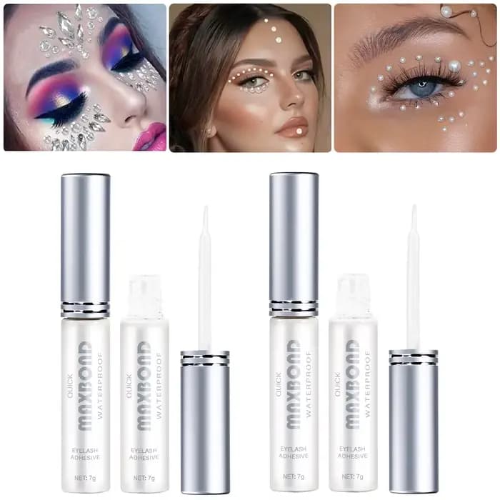 Colle pour faux-cils à séchage rapide, longue durée, transparente, naturelle, Extension de faux-cils