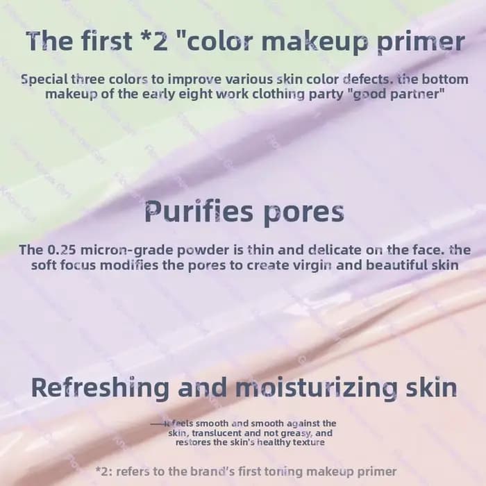 Maquillage fleur connaît coquille perle Collection apprêt coloration Base de maquillage visage lait