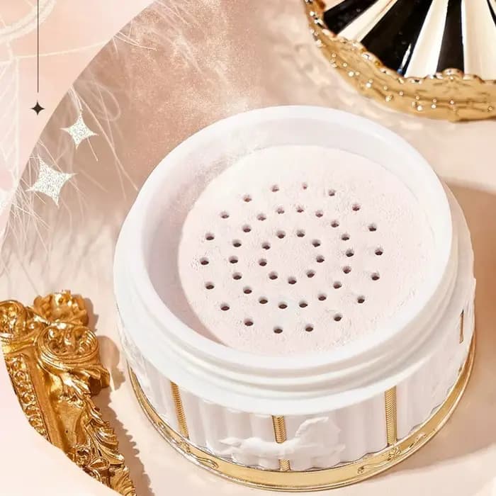Poudre Libre Matifiante Soyeuse Fixatrice de Maquillage Contrôle du Sébum Longue Tenue