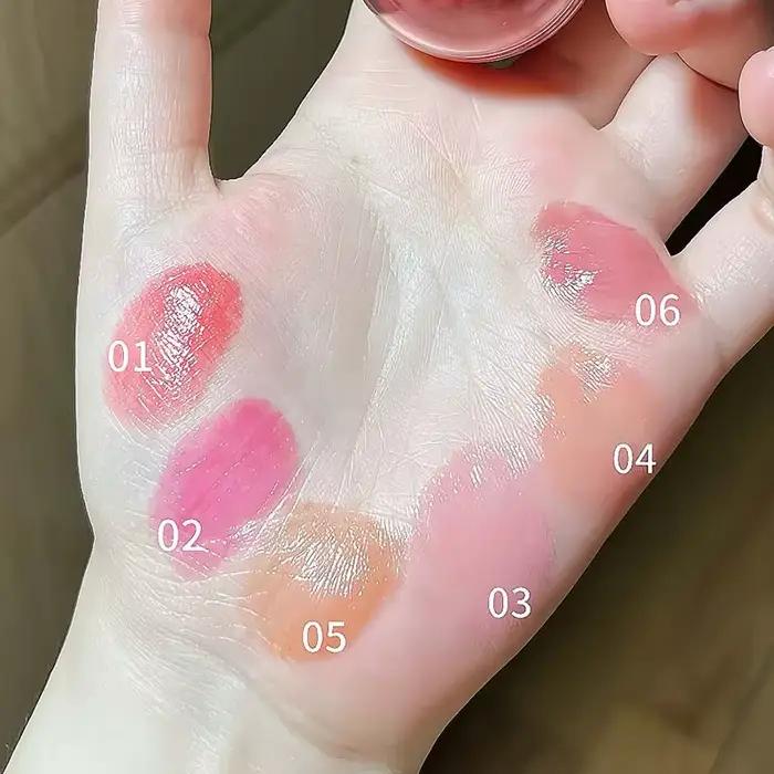 Fard à joues crème hydratant et illuminateur 3D effet naturel rouge vif