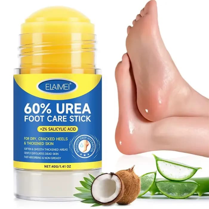 ELAIMEI 60% bâton de crème de soin des pieds à l'urée-réparation intensive du talon craquelé