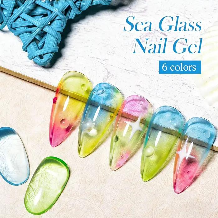 Mpow – Lot de 1 à 6 vernis gel translucides colorés
