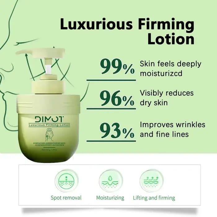 DIMOT 40g Lotion raffermissante luxueuse – Crème anti-rides