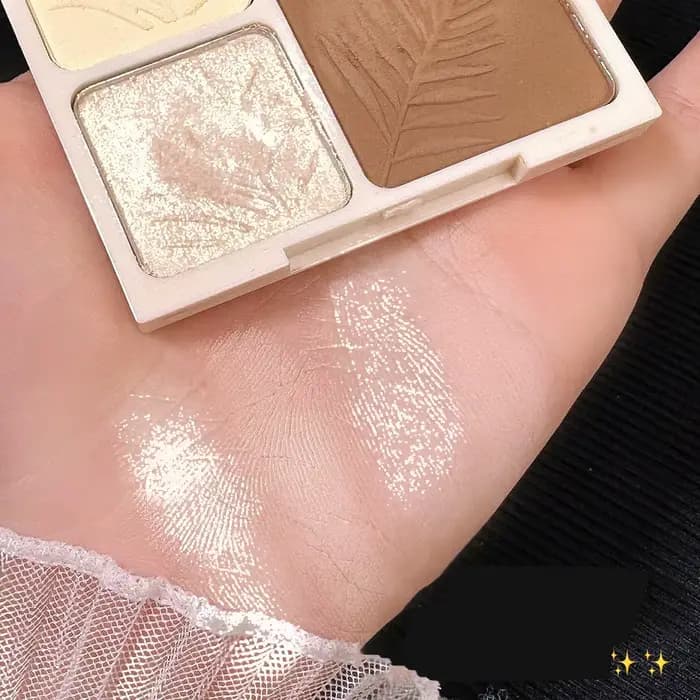 Palette de maquillage 4 couleurs : Enlumineur