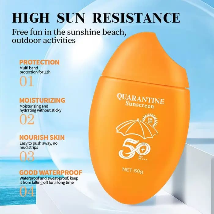 Crème solaire hydratante et protectrice pour peaux sensibles