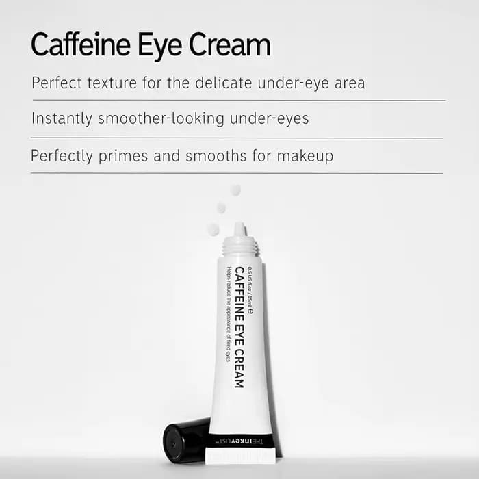 Crème pour les yeux à la caféine