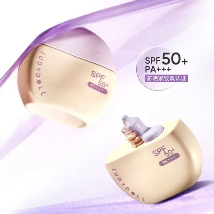 Judydoll crème solaire et isolante SPF 50 pré-maquillage lait violet fond de teint éclaircissant