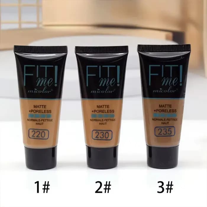 Micolor Fit Me-Poudre sans pores et fond de teint liquide