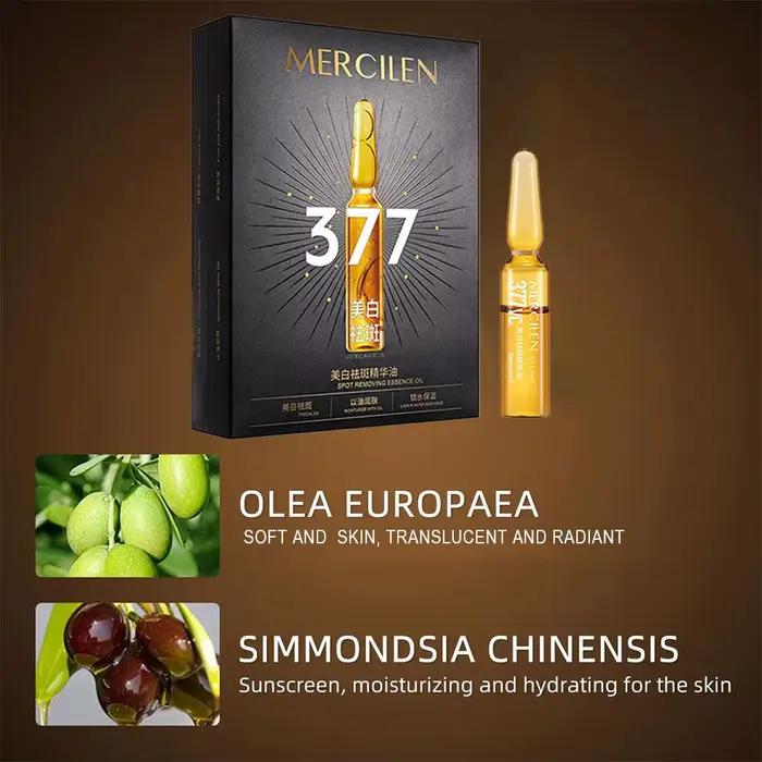 1/2 Boîte Mercilen 377 Essence Éclaircissante pour la Peau