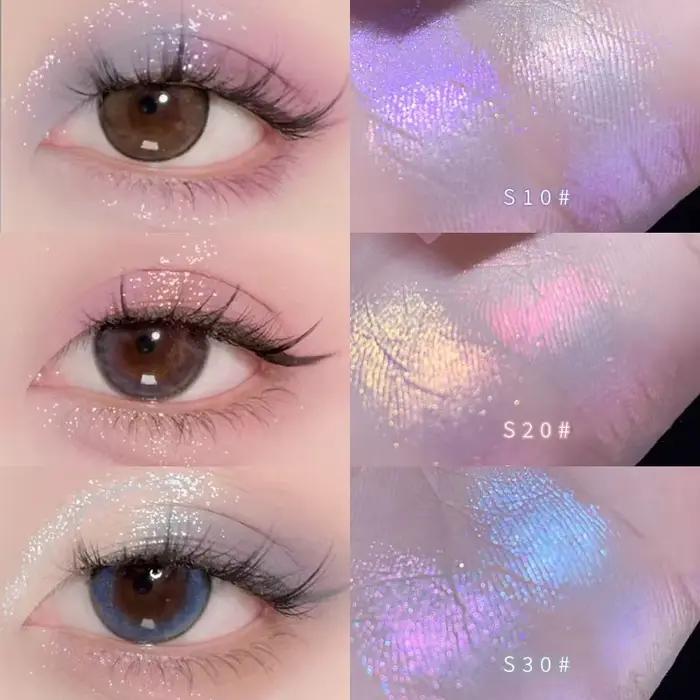 Palette de maquillage caméléon effet brillant Aurora Purple