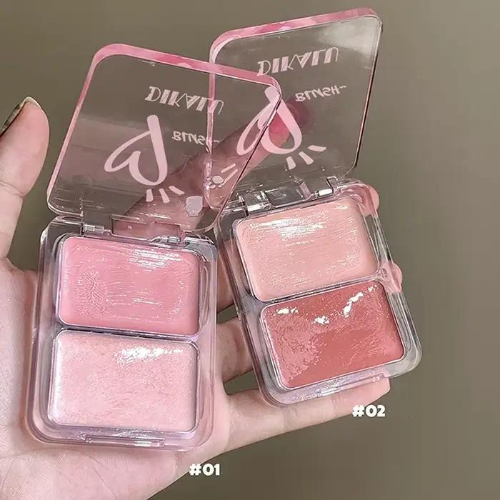 DIKALU eau lumière Blush crème longue durée imperméable joue teinte visage contour maquillage lait thé couleur hydratant