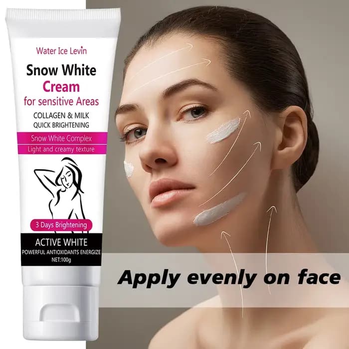Crème éclaircissante pour le visage et le corps