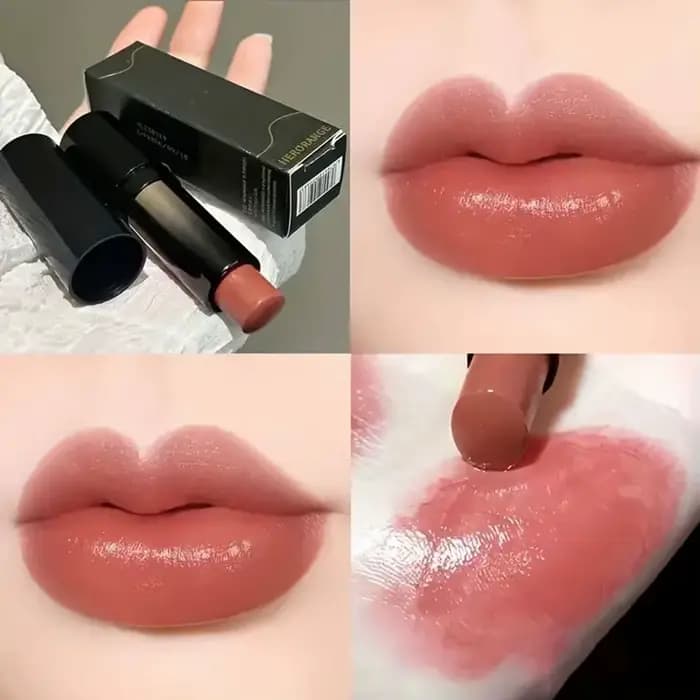 Rouge à lèvres rouge marron