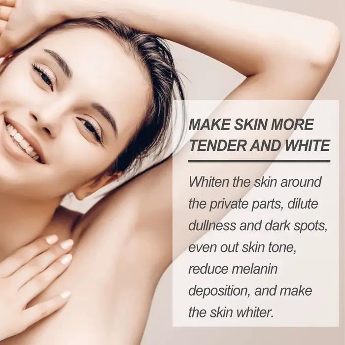 Crème de blanchiment de neige vitamine C éclaircissante parties intimes aisselles