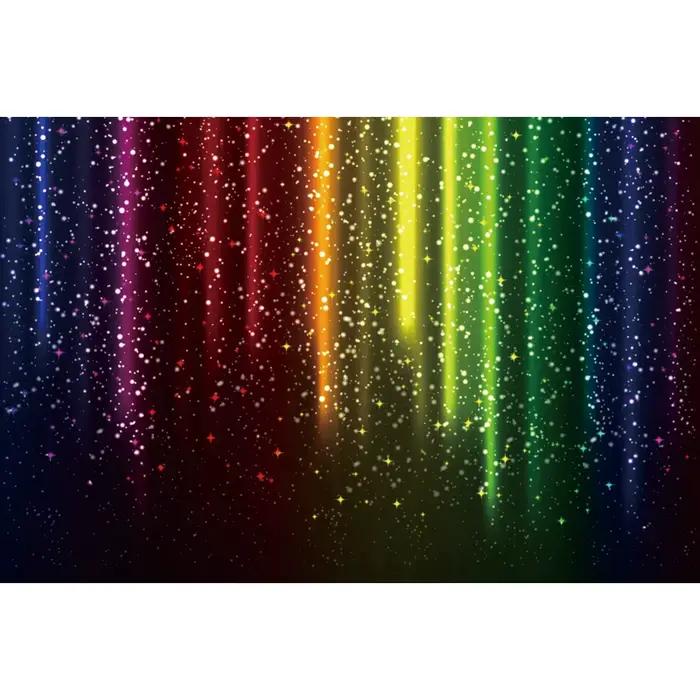 Toile de fond de photographie de bokeh de paillettes d'or et d'argent, arrière-plans de point brillant d'or noir, décor personnalisé de studio de photo pour la fête d'anniversaire