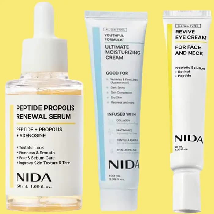 NIDA Propolis Peptide rajeunissement sérum pour le visage barrière cutanée Double réparation