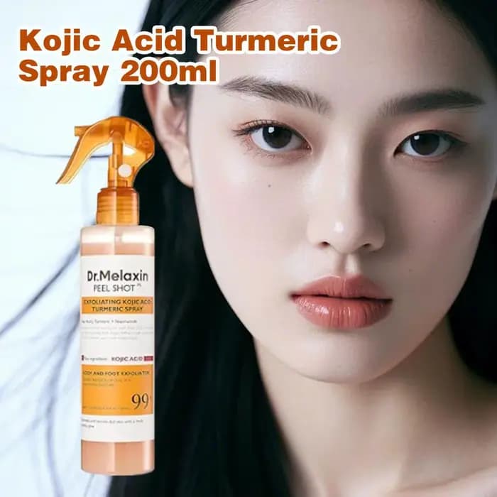 200ml Dr.Melaxin Peel Shot Exfoliant à l'Acide Kojique et au Curcuma en Spray – Améliore le Teint Terne